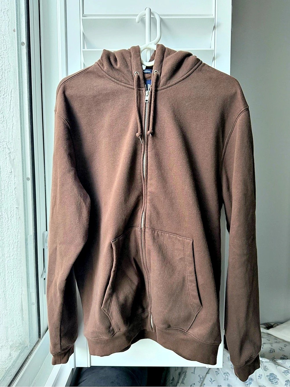 Gap VintageSoft Men's Brown Full Zip Hoodie Sweatshirt Size M